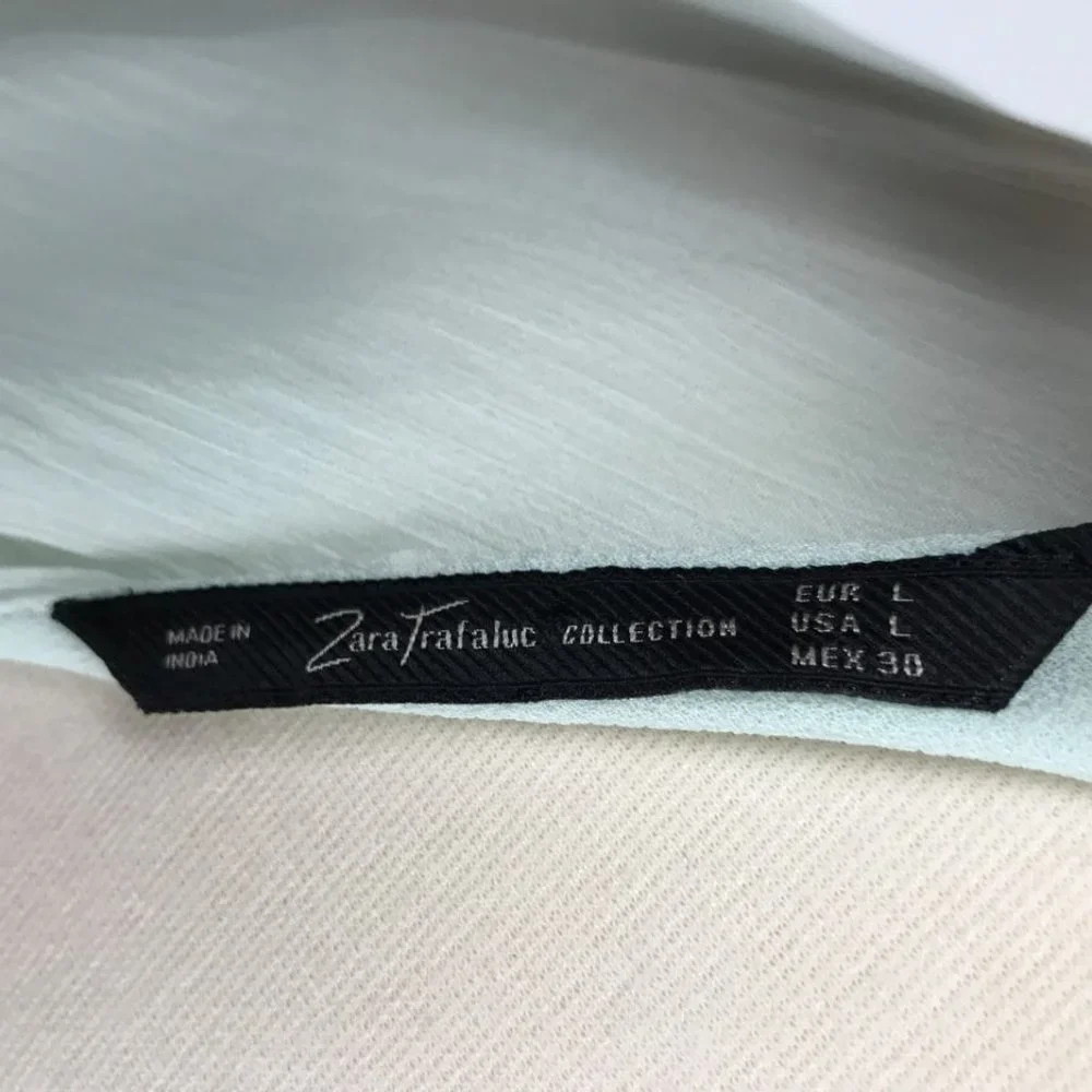 Zara Trafaluc Chiffon Pleated Sleeveless Mini - Picture 5 of 6